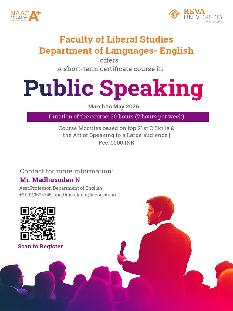 Public Speaking Certificate Course | PDF | Public Speaking | Human ...