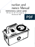 CDV-715 1A Radiological Survey Meter Manual