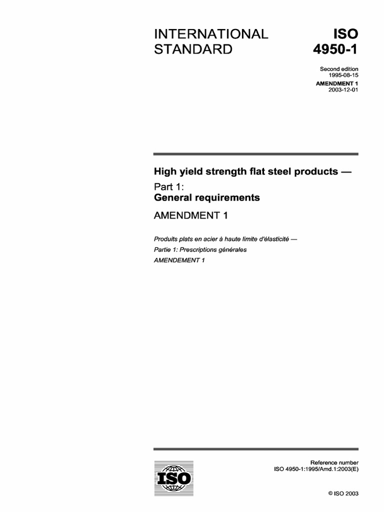 ISO 4950-1 - 1995+amd1 - 2003 - Libgen - Li | PDF | International ...