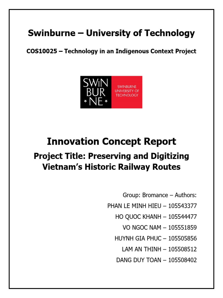 Innovation Concept Report | PDF | Internet Of Things | Artificial ...