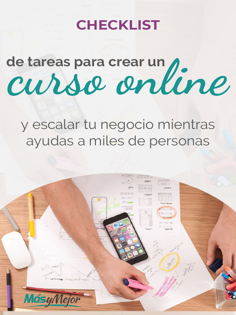 Checklist Curso Online Mas y Mejor | PDF