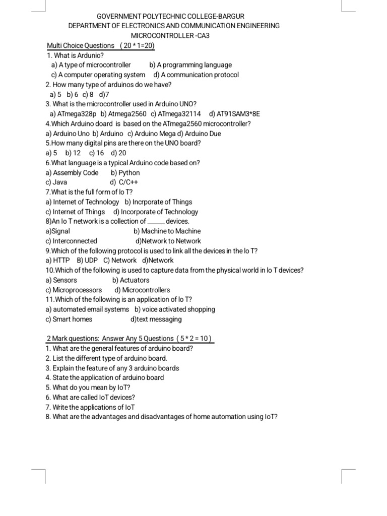 MC CA 3 | PDF