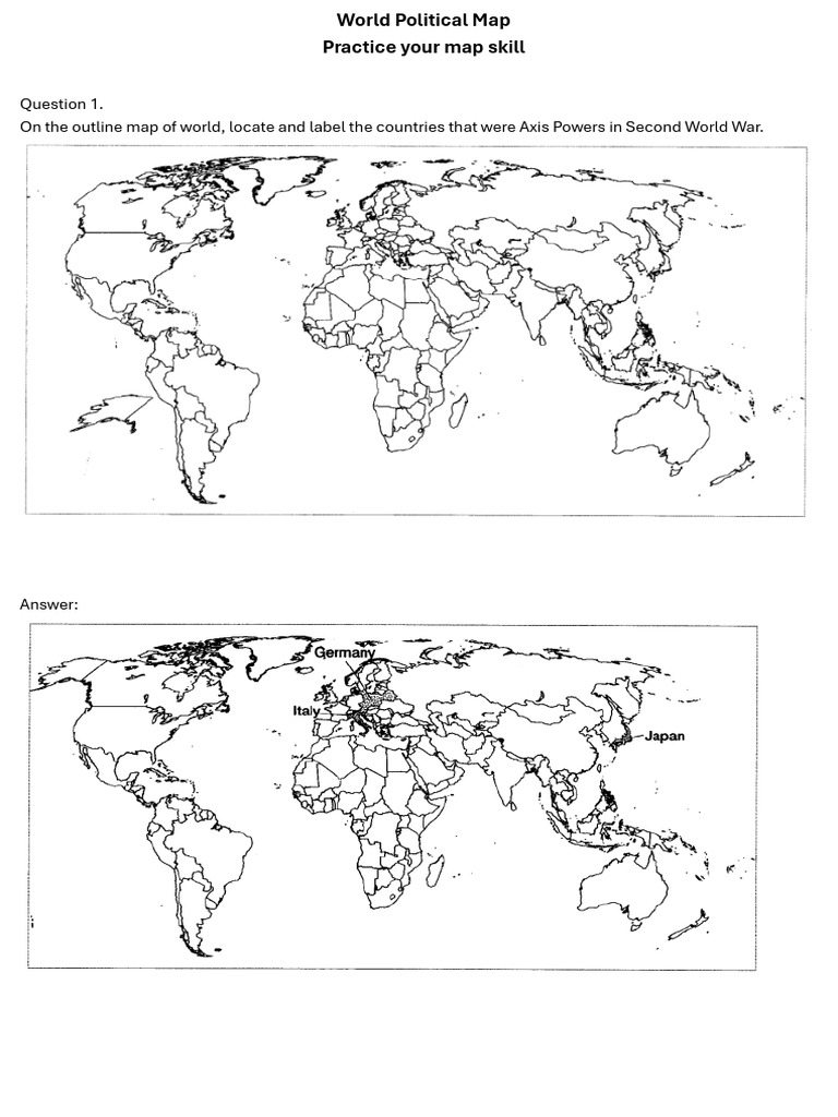 World Political Map | PDF