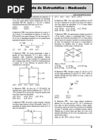 Lista de Eletrostática Mackenzie