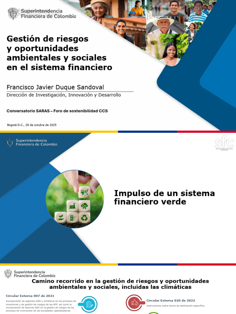 Gestión de Riesgos y Oportunidades Ambientales y Sociales en El Sistema ...