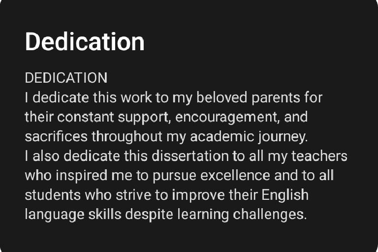 Dedication | PDF