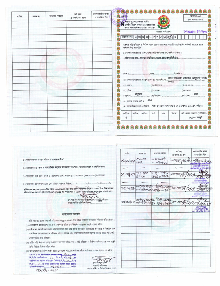 Fire License | PDF