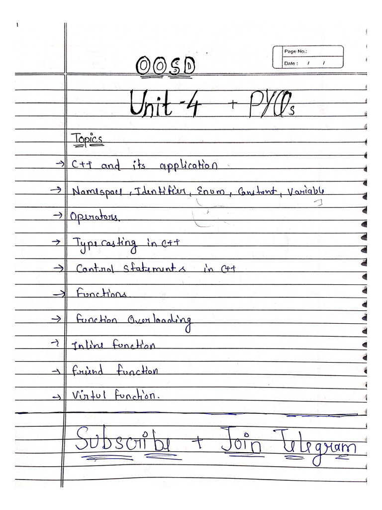 Oosd Unit 4 Notes | PDF | You Tube