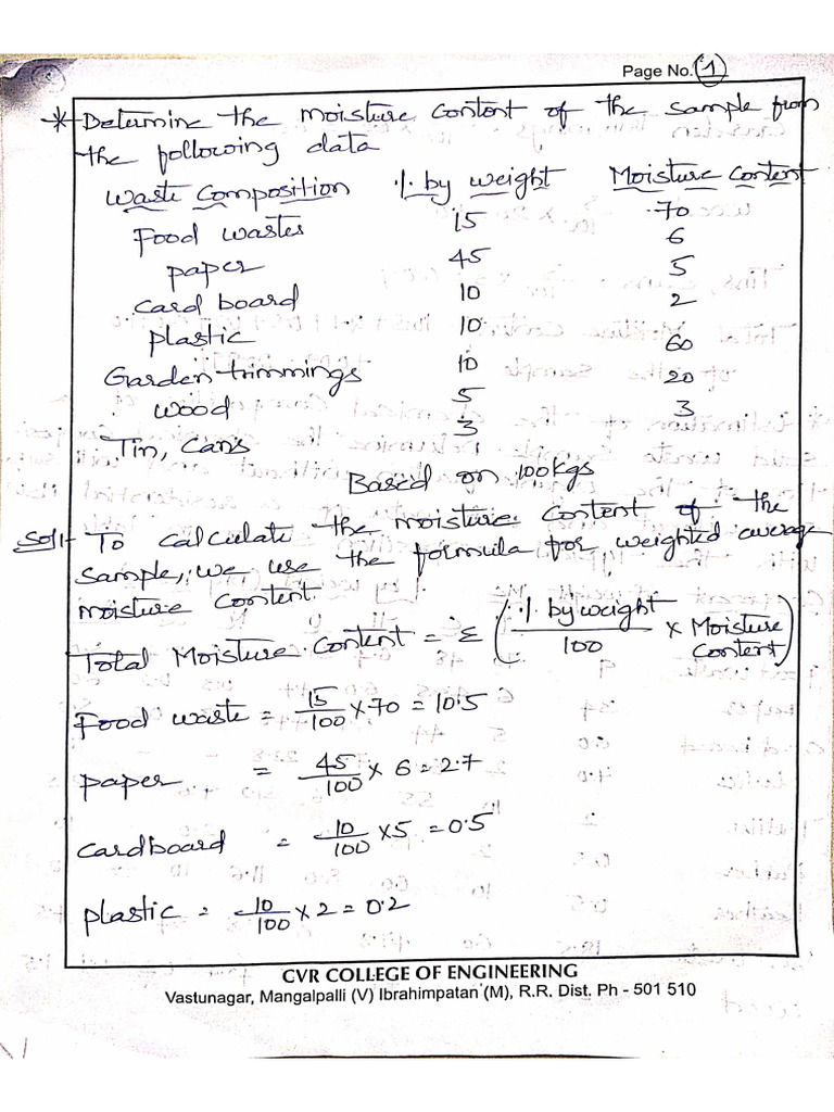 UNIT 1 Problems | PDF