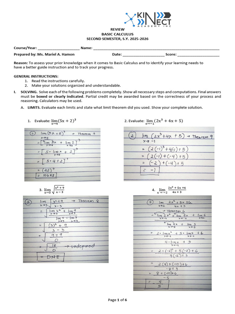 Reviewer Bascal Answer Key | PDF | Chess Theory | Mathematics