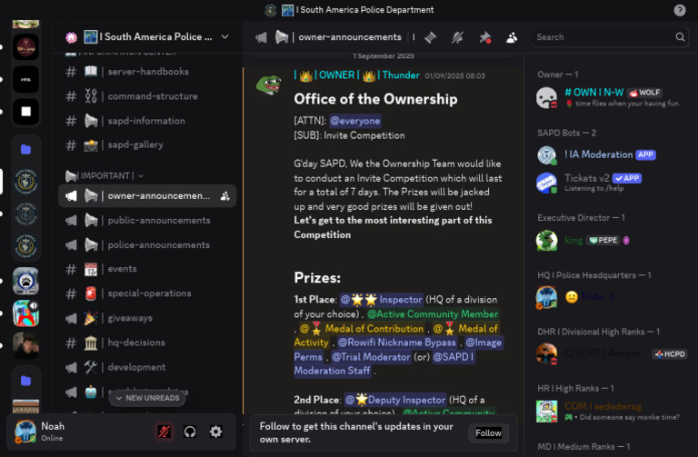 Discord #? Media ? I South America Police Department | PDF | Internet ...