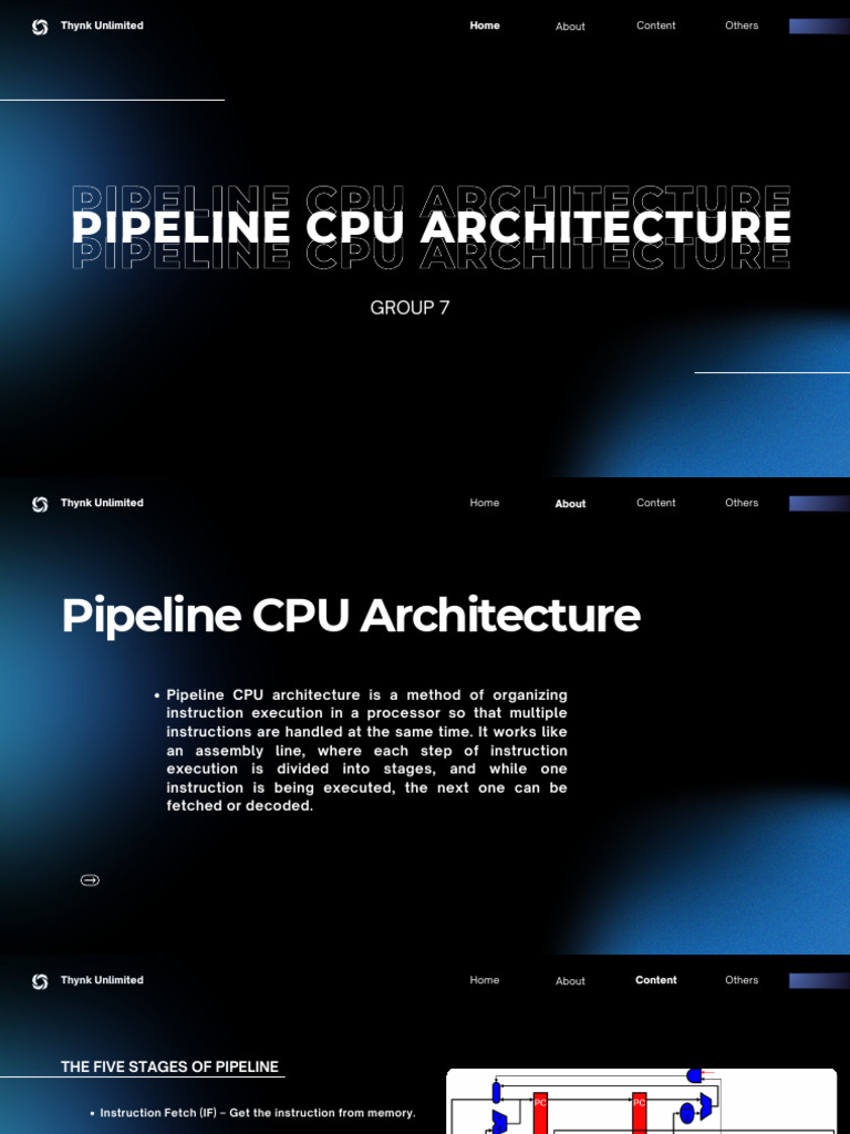 CAO Group 7 Pipeline CPU Architecture | PDF | Central Processing Unit ...