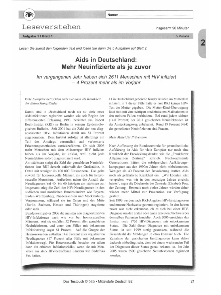 B2 OSD Modell 2 | PDF
