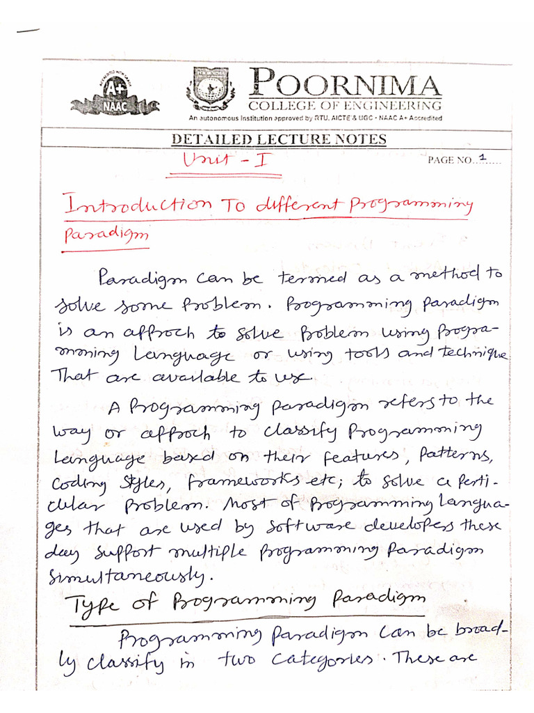 CPP Unit I | PDF