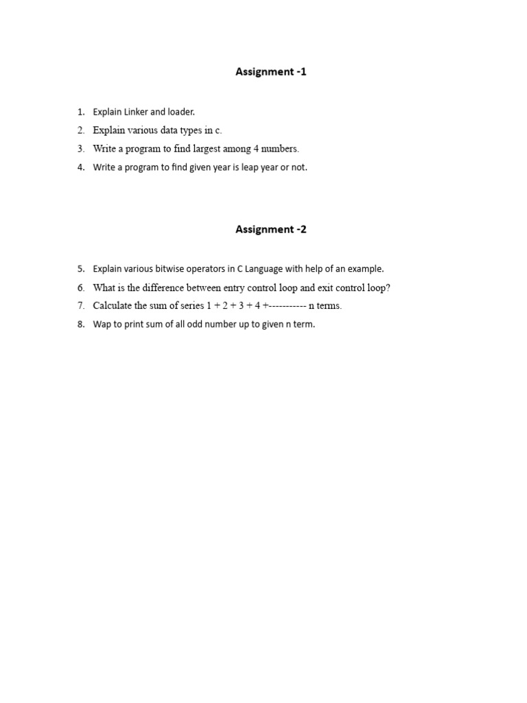 Pps Assignment | PDF