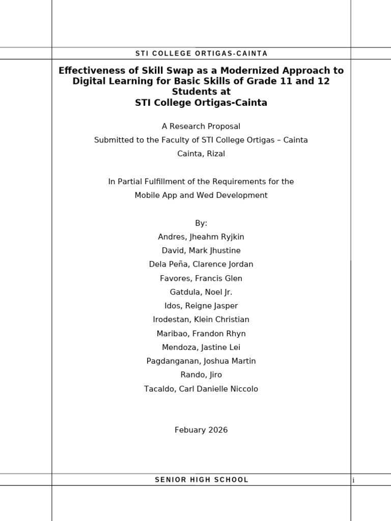 PR Chapter 1 To 3 Final v3 | PDF | Survey Methodology | Constructivism ...