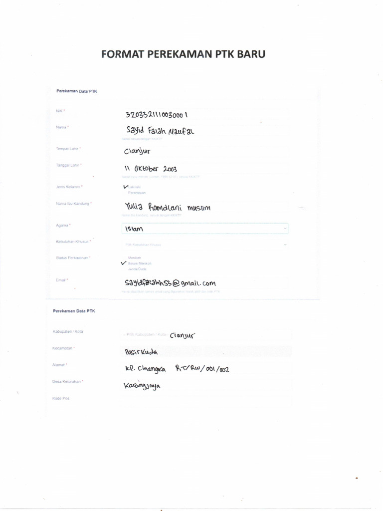 Format Perekaman | PDF