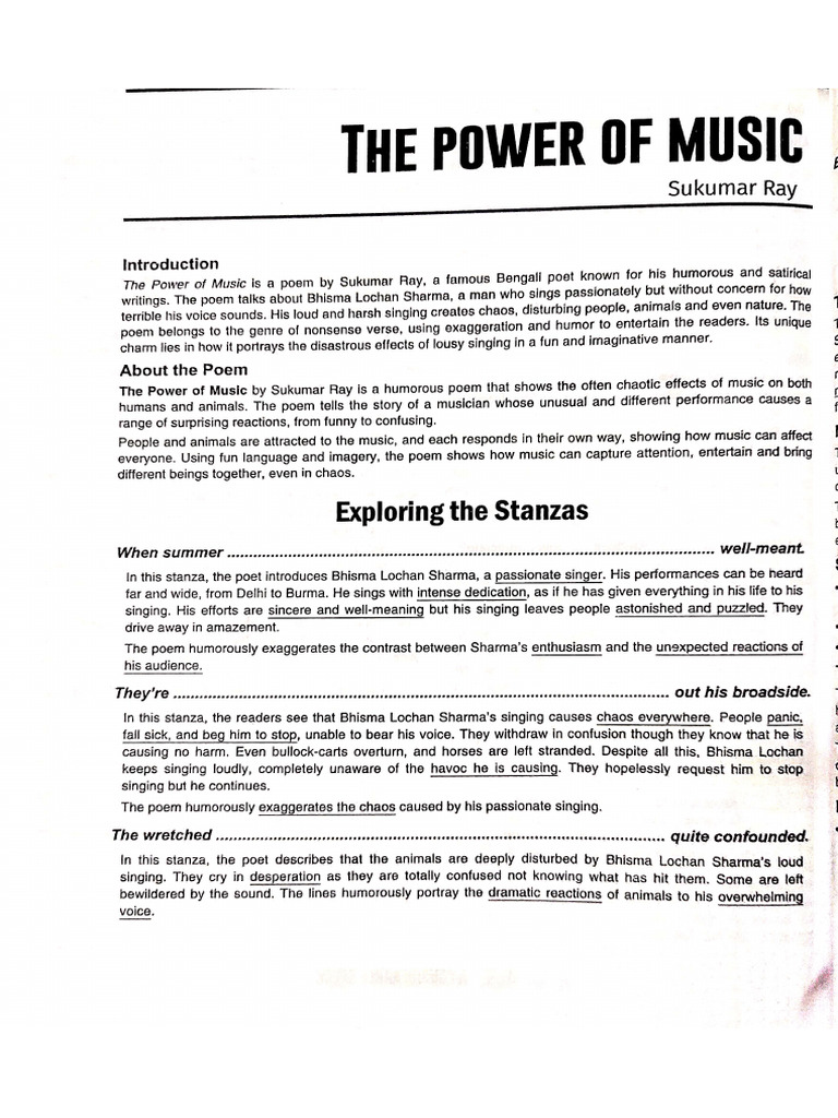 The Power of Music | PDF