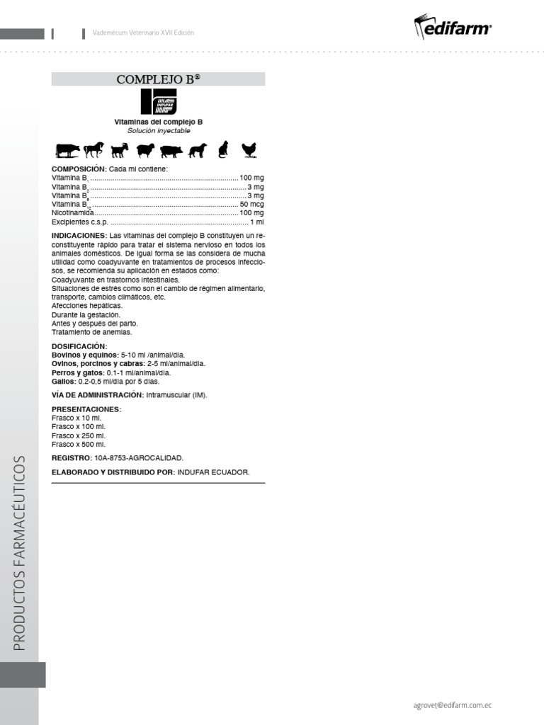 COMPLEJO B Indufar-20211020-211020 | PDF | Drogas