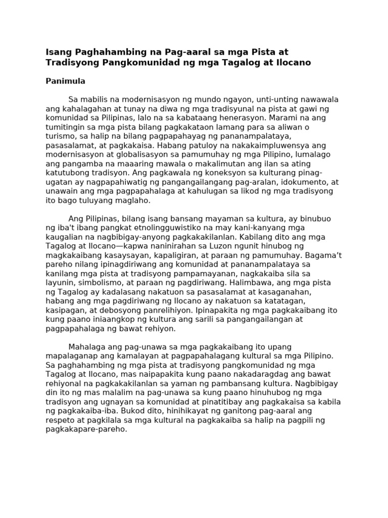 Tagalog | PDF