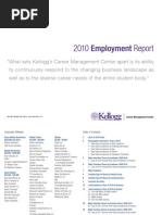 2010 Kellogg Employment Report Final