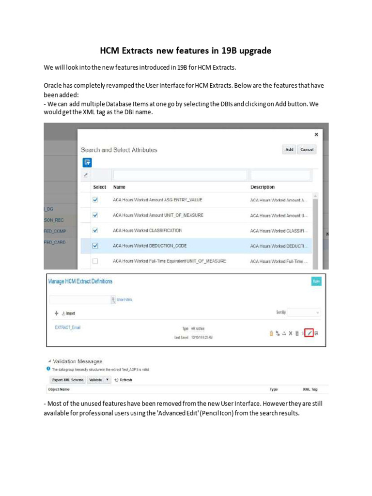 HCM Extracts New Features in 19B Upgrade | PDF | Comma Separated Values ...