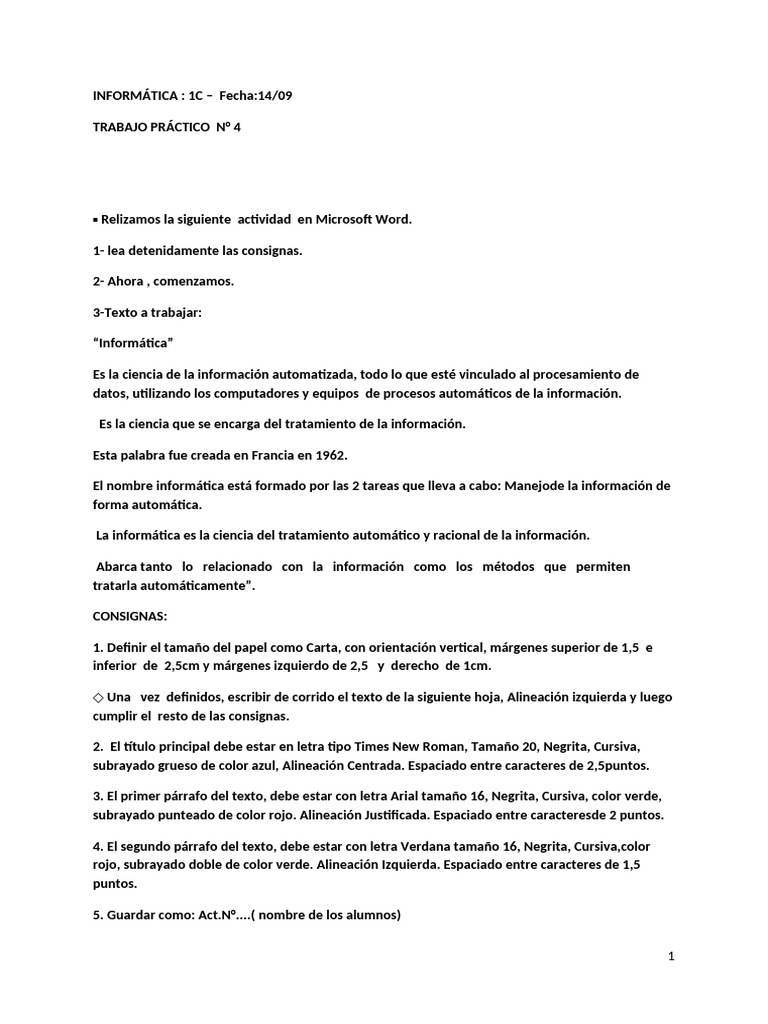 TP 4 Informatica | PDF | Hardware de la computadora | Periférico
