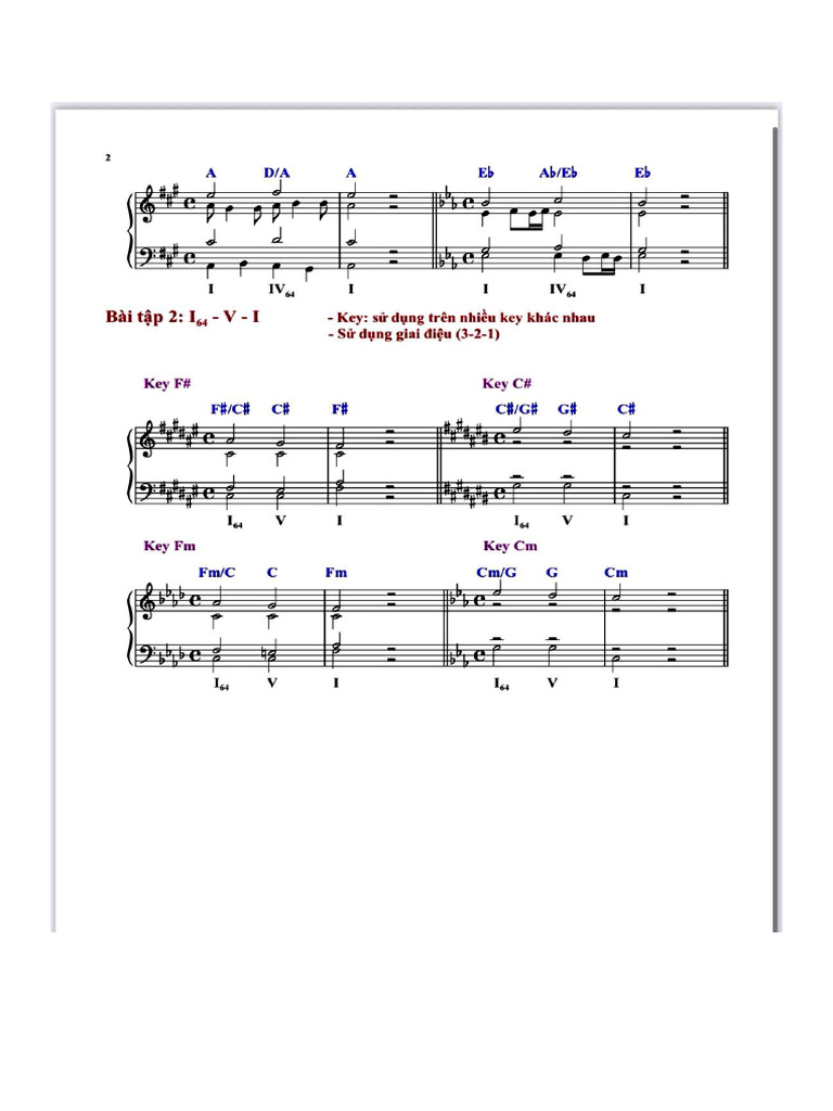 Bai Tap Hop Am A4 | PDF
