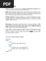 HTML Learning Guide by CodeWithHarry | PDF | Html | World Wide Web