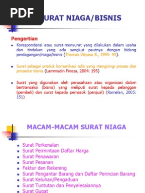 Surat Niaga