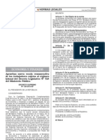 Ds 126-2012-Ef Nueva Escala Remunereativa de Trabajadores Del Ministerio Publico Sujetos Al Regimen de La 728
