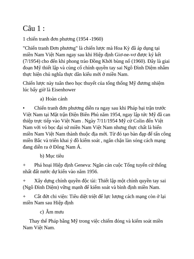 Câu 1 LSD | PDF
