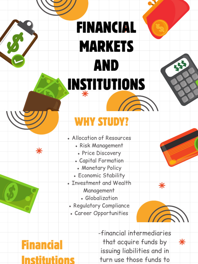 Financial Markets and Institutions | PDF