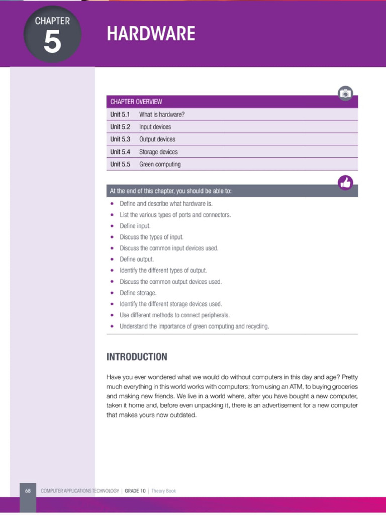Grade 10 Hardware Notes | PDF