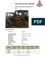 Report For Jugra Palm Oil Mill