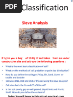 Sieve Analysis: Retention Percentages | PDF | Sedimentology