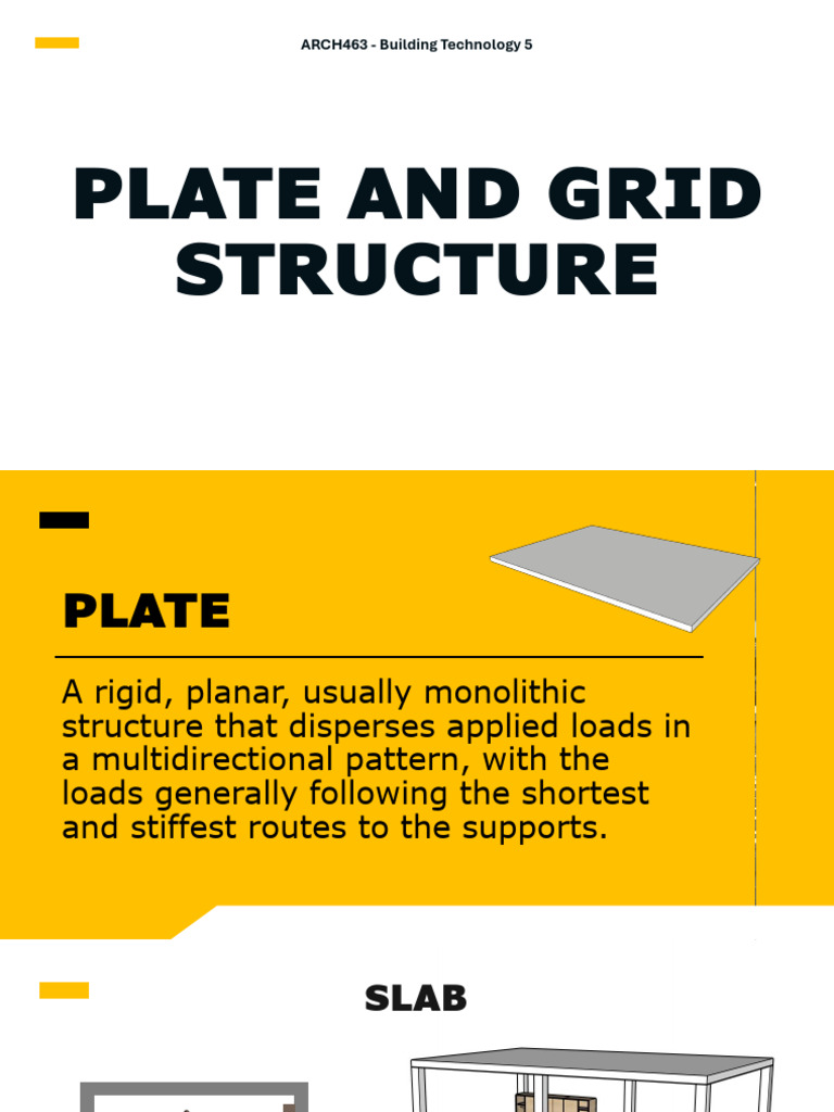 Plate & Grid Structure | PDF