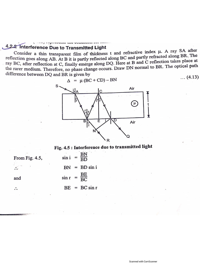 Unit 3 Lecture 2, Interference | PDF