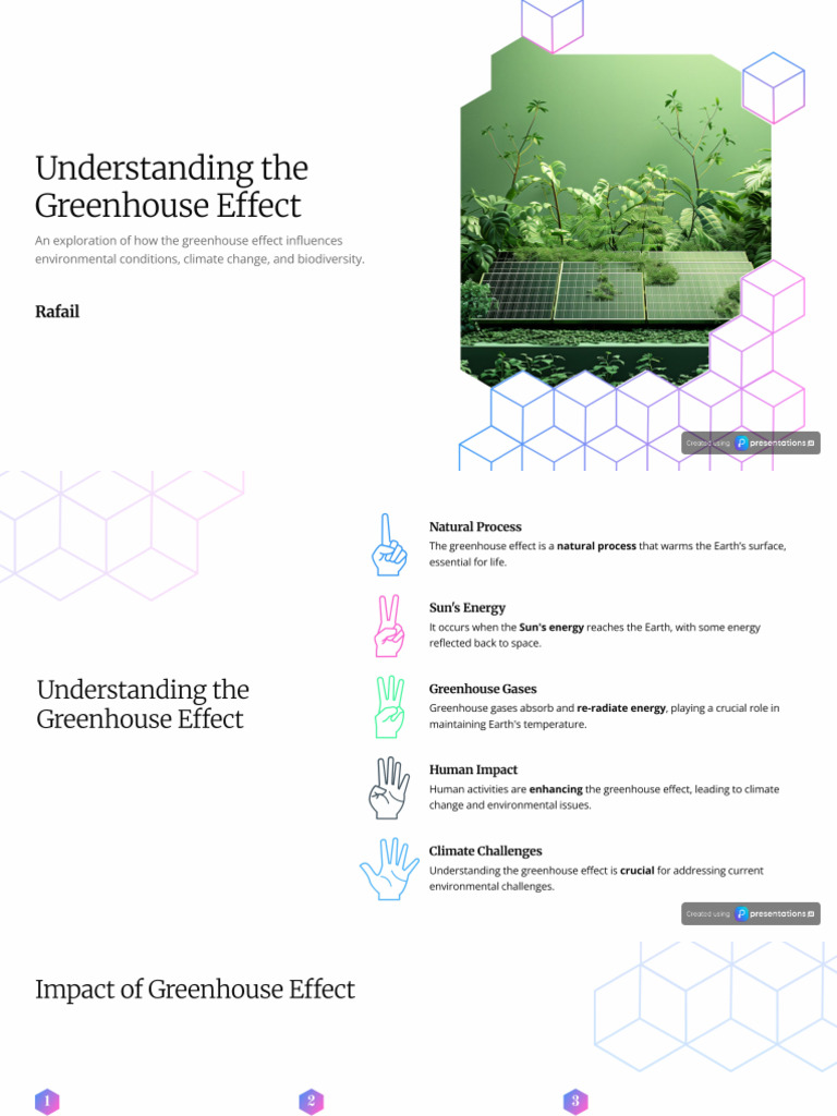 Effect of Greenhouse Gases on Environment | PDF