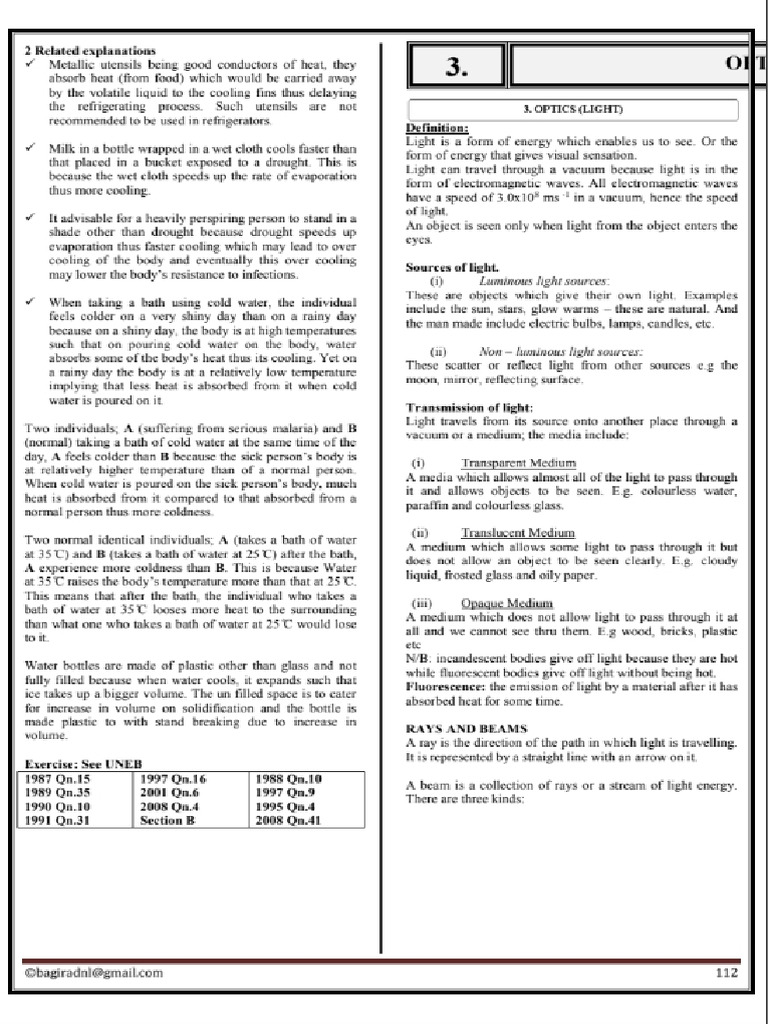 Form 4 Physics Notes-1 | PDF
