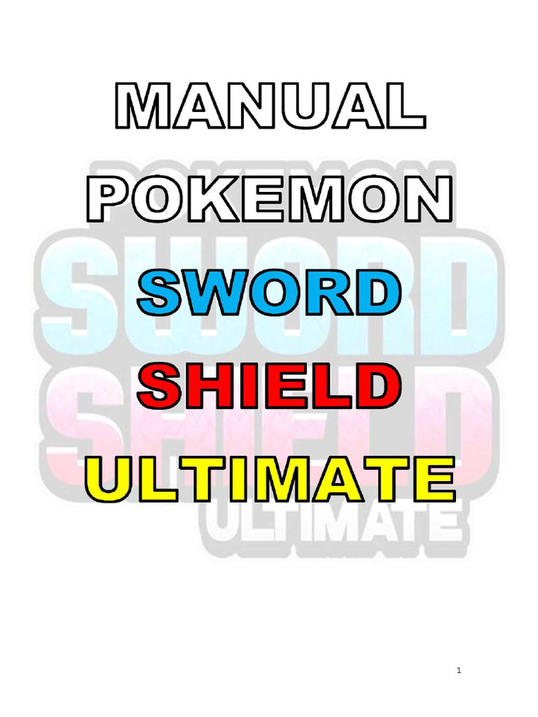Manual Pokemon Sword and Shield Ultimate Searchable | PDF | Pokémon ...