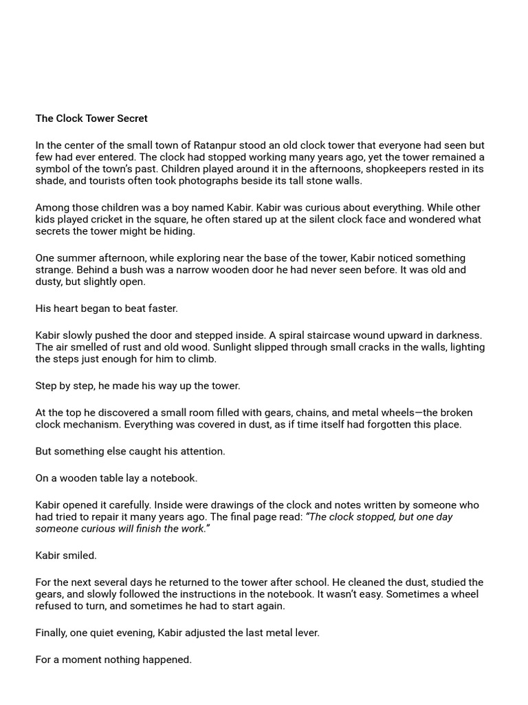 My Sotry 2 | PDF
