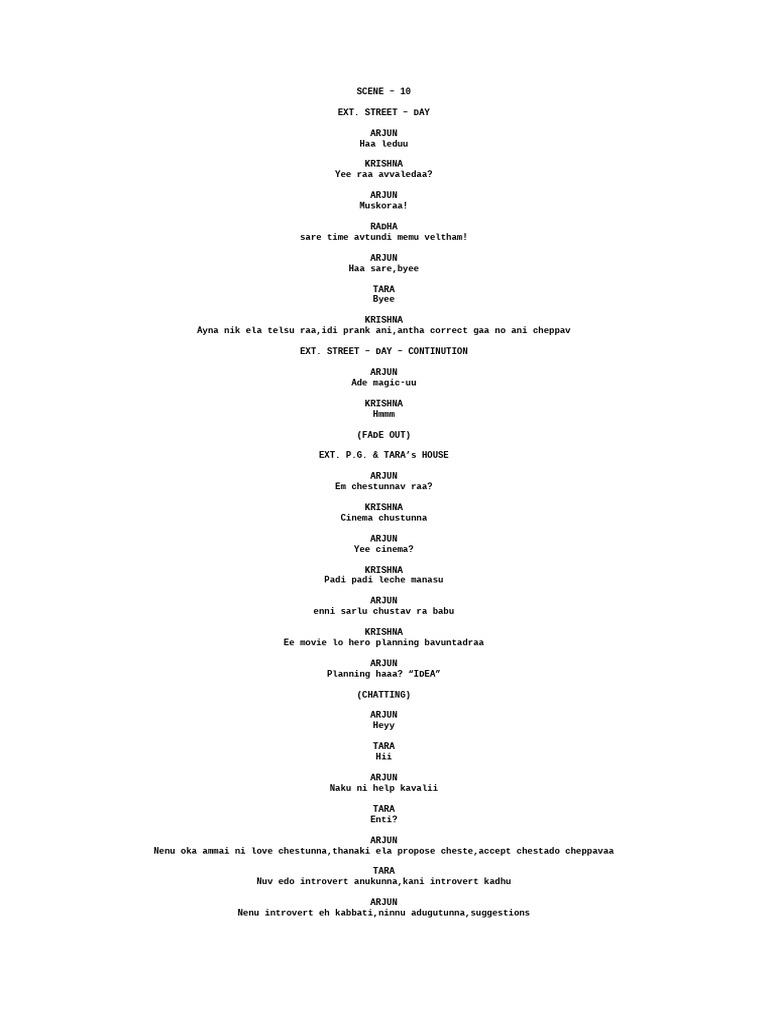 Scene - 10 | PDF
