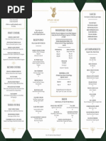 Sample Five-Course Menus | PDF