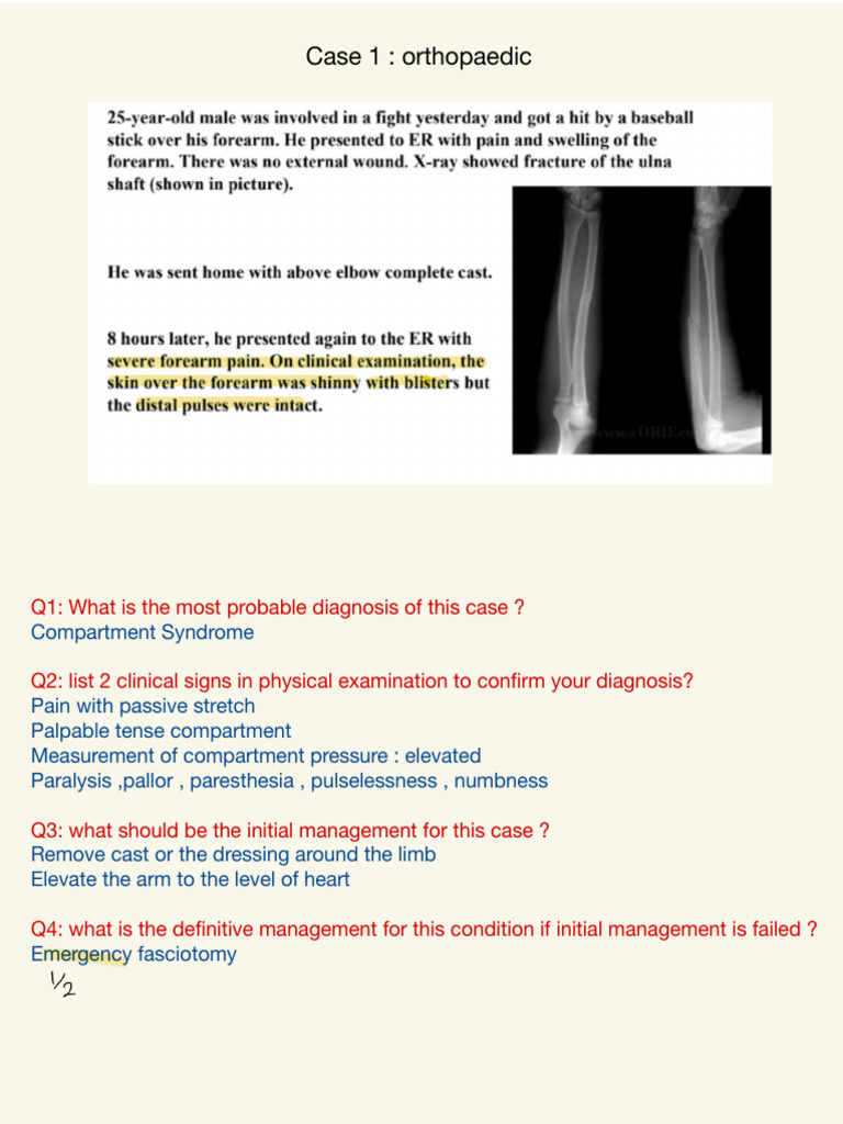 Ortho Revision? | PDF | Orthopedic Surgery | Diseases And Disorders