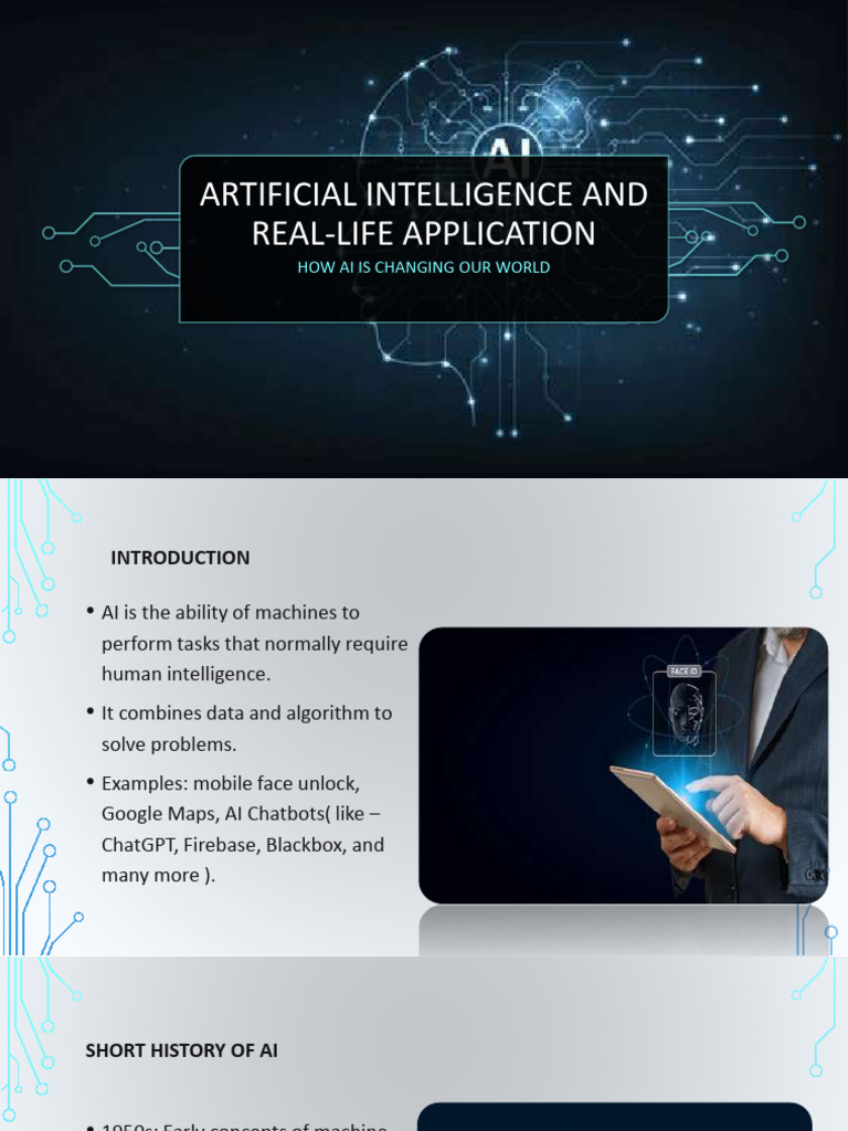Artificial Intelligence and Real-Life Application: How Ai Is Changing ...