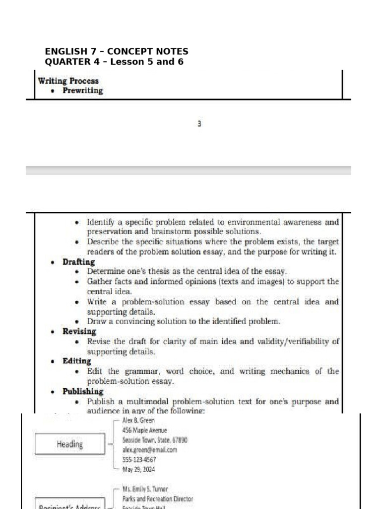Lesson 8 Concept Notes q4 | PDF