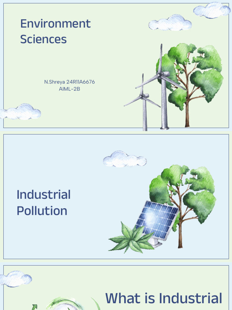 Environment Sciences: N.Shreya 24R11A6676 Aiml-2B | PDF
