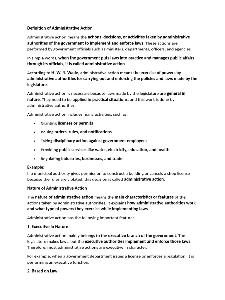 Unit 1 | PDF | Administrative Law | Separation Of Powers