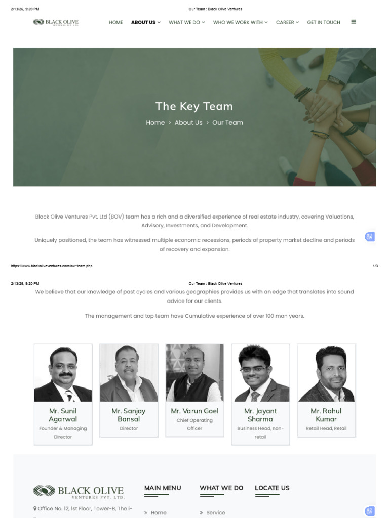 Our Team _ Black Olive Ventures | PDF | Business | Economies